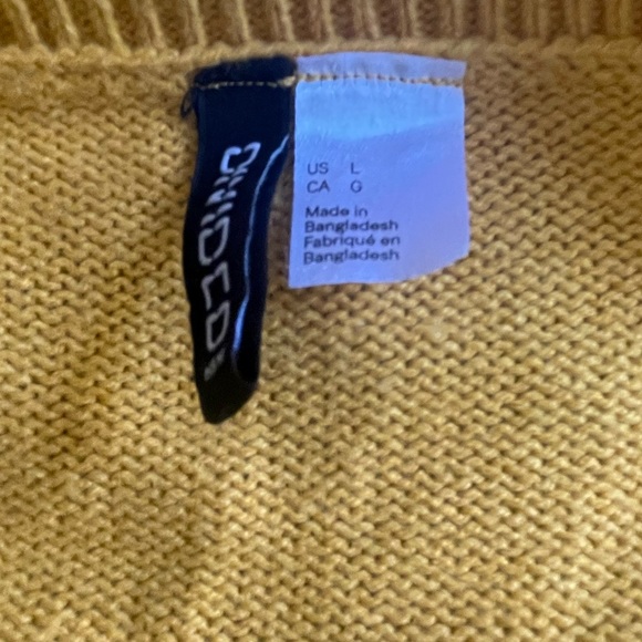Mustard lightweight crewneck sweater from H&M - Picture 2 of 4